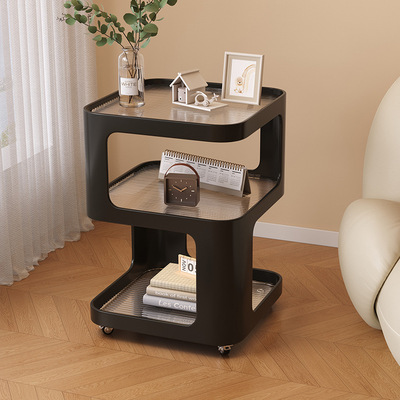边几可移动客厅沙发边柜创意轻奢小茶几铁艺床边方几置物架小桌子