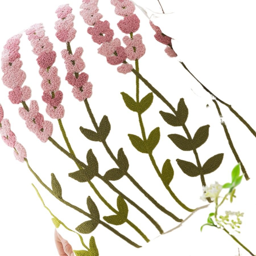 依兮沙发抱枕花朵棉质刺绣抱枕套不含芯客厅沙发靠垫床上抱枕高级