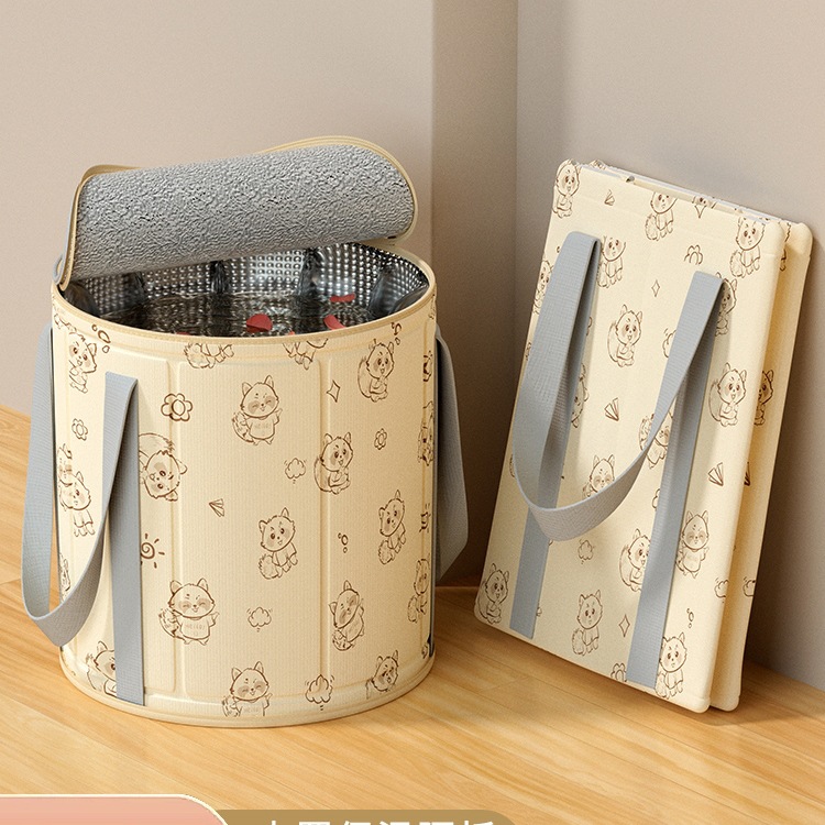 可折叠泡脚桶高深过小腿保温泡脚袋加厚家用便携式新款养生洗脚盆