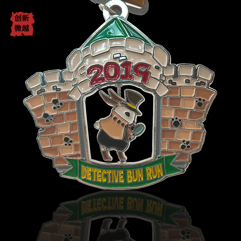 金属奖牌合金烤漆奖牌马拉松赛事奖牌学校运动会奖牌奖章