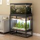 简约鱼缸架客厅双层鱼缸柜办公室工业风金属鱼缸桌子加厚底座框架
