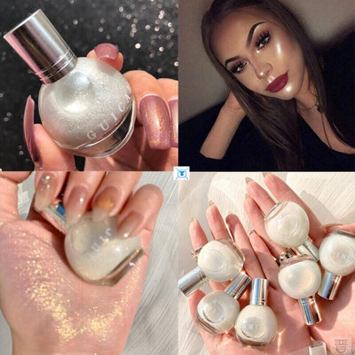 Bulb Shape Glitter Shimmer Liquid Highlighter Illuminator