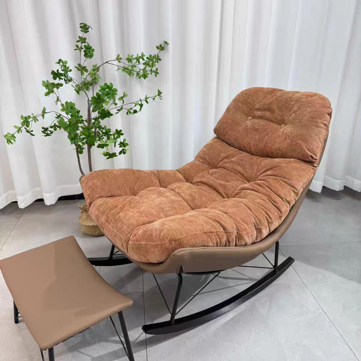 懒人沙发摇摇椅客厅现代简约躺椅休闲单人椅阳台卧室坐椅单椅