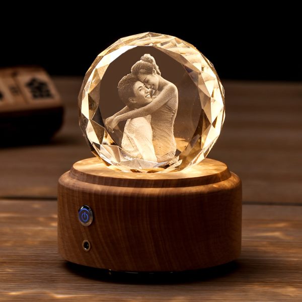 情人节结婚礼物创意夜灯实用送闺蜜女朋友纪念日新婚礼品定制水晶