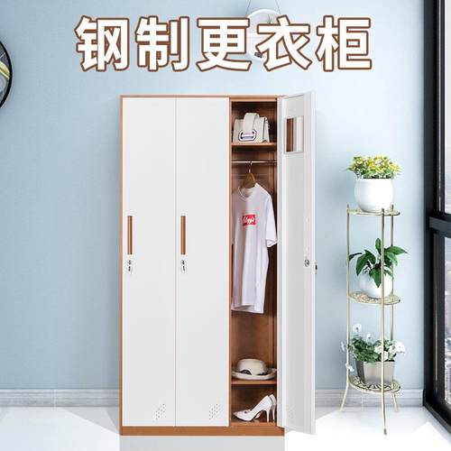 文件柜铁皮柜档案资料柜西药柜员工不锈钢储物柜更衣柜带锁文件柜