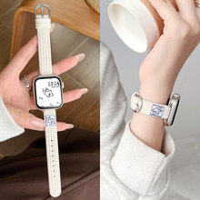 适用vivowatchgt手表带灯芯绒女款vivo watch gt2智能手环vivowatch5手腕带iqoowatchgt女士iqoo精钢版手表链