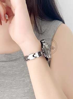 适用华为gt4手表带gt5/6新款手链watch4女款腕表watchgt3女士手表带2智能手表链3pro高级感金属表链荣耀系列