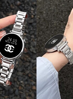 适用oppo watch x2mini手表带金属钢带oppowatchx2mini女款智能运动4Pro新款手表链一加手表2/1替换配件夏天