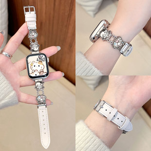 适用vivowatchgt2手表带金属vivo gt2秋冬手表链watch5智能手环3代女士腕带iqoowatchgt高颜值iqoo真皮 watch