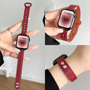 女生皮质vivowatch5女士iqoowatch高级感表链女款 适用vivowatchgt2手表带创意vivo 21代新款 gt高颜值3 watch
