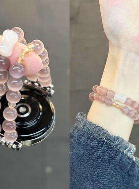 适用华为watch gt5手表带新款5pro智能运动6珍珠手表链watch4女表系列watchgt4女士夏天专用32女款高级感腕表