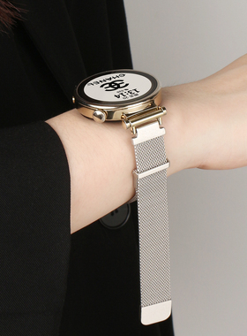 适用华为gt5手表带原创双磁吸金属watchgt4新款手表链6pro智能运动系列watch4女士高级感夏天gt3女款专用夏季