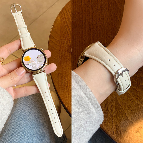 适用华为gt7手表带女款gt5/6腕表真皮watchgt3智能手表链watch4手表带3pro新款gt21女士41mm小香风女表带荣耀