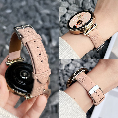 Uhada原创可爱小熊真皮表带