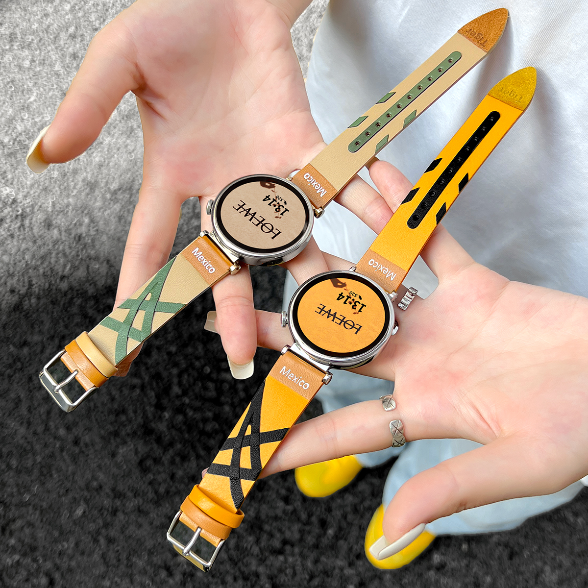 UHADA新款真皮系列表带女生时尚