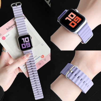 适用华为watch fit4手表带新款硅胶4pro智能运动腕表watchfit3高级感女生手表链2的手环腕带创意夏天女款系列