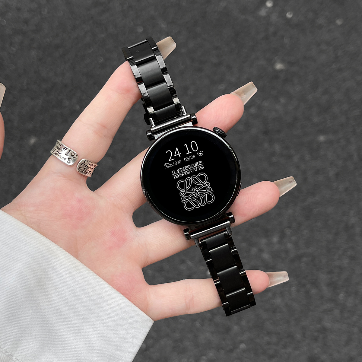 UHADA不锈钢三株表带高级感女款