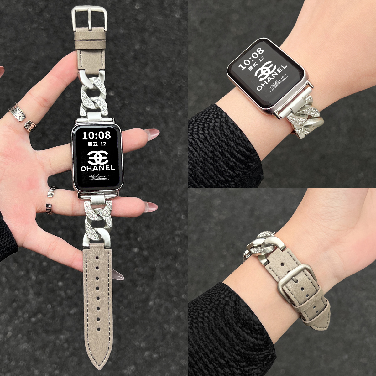 UHADA新款创意金属牛仔间皮表带