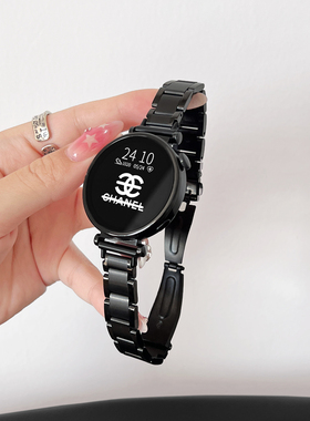 适用oppo watch x2mini手表带金属系列oppo watch s智能运动手环一加手表2女士高颜值腕带配件4pro女款手表链