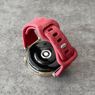 适用华为gt5表带秋冬新款硅胶gt4手表带5pro专用腕表女式watch4智能运动手表watchgt3/2高级感女士的表链女款