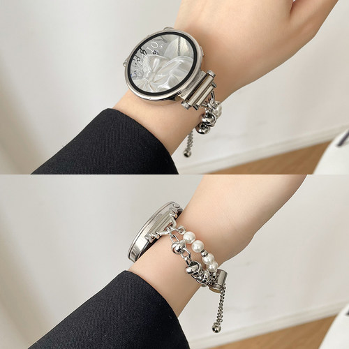 UHADA珍珠手链小香风表带女生