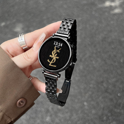 UHADA金属小五株钢带表链高级感