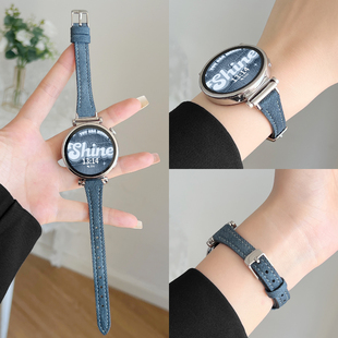 x2mini手表带牛仔系列oppowatchx2mini智能运动手环4Pro女生手表链x2创意一加2代高级感1时尚 适用oppo watch