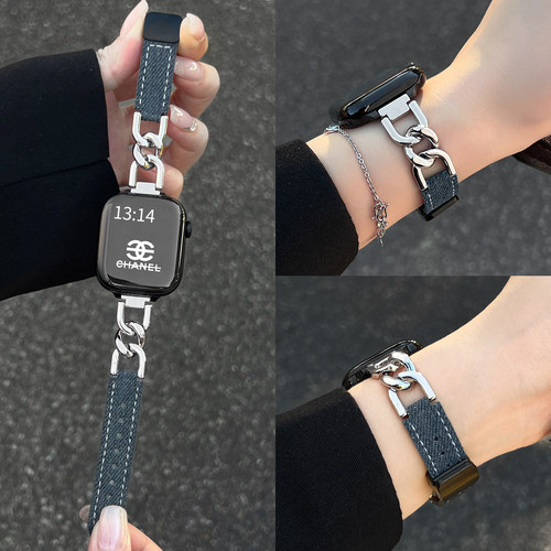 UHADA金属间牛仔磁吸表带高级感