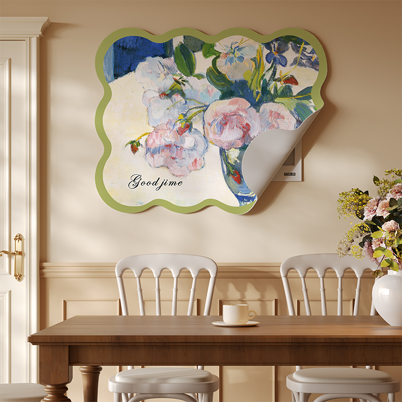 清新油画电表箱装饰画弱电配电箱挂画客厅墙壁开关遮挡磁吸免打孔