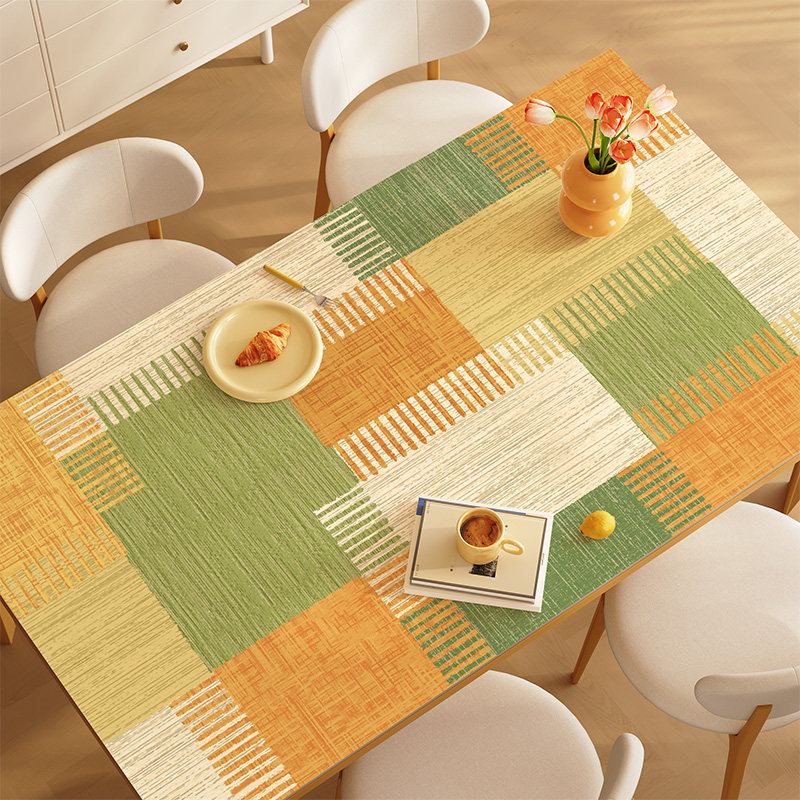 现代餐桌桌布防水防油皮革餐桌垫免洗防烫高级感茶几台面保护垫子,居家布艺,桌布,淘宝优惠券,粉丝福利购,淘宝优惠卷