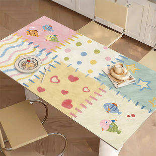 小清新皮革桌布防油防水免洗桌垫隔热防烫环保餐桌垫茶几保护垫子