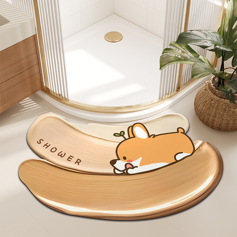 浴室地垫卫生间强吸水软垫厕所门口脚垫子洗手间门垫卫浴防滑地毯,居家布艺,家用脚垫,淘宝优惠券,粉丝福利购,淘宝优惠卷