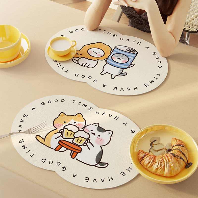 途橙防水防油隔热家用碗垫