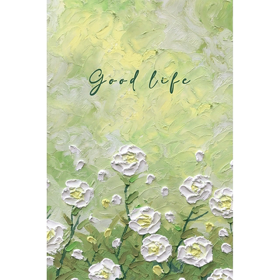 途橙油画系列布艺免打孔遮挡门帘