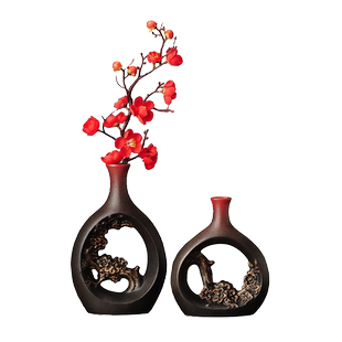 新中式摆件酒柜家居装饰品客厅家装软装工艺品电视柜摆设小创意