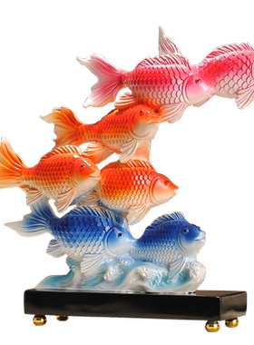 年年有余办公室摆件招财