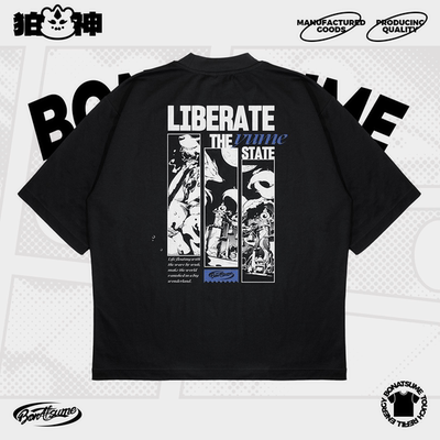 【BON】2025春夏短袖T恤归梦化相宽松休闲福瑞FURRY210g纯棉