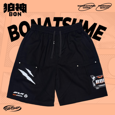 【BON】2026SS05工装短裤 兽纹系列 宽松福瑞FURRY