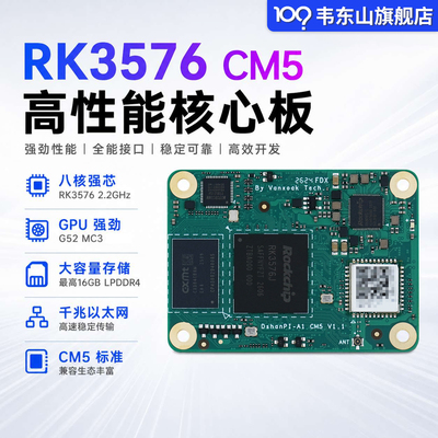 韦东山RK3576 树莓派CM5核心板 信号完整兼容嵌入式Linux安卓系统