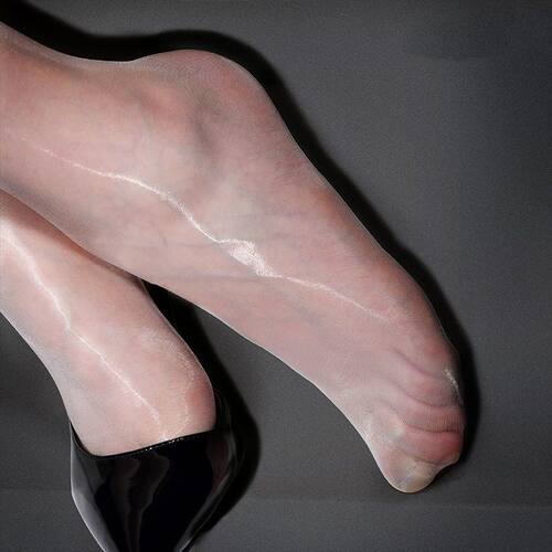 极光0D西班牙无腰边油光连裤袜闭档无痕性感超薄油亮丝袜女