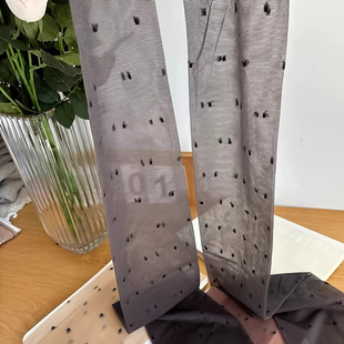 波点丝袜防勾丝连裤袜超薄0d高透jk白丝袜子女秋冬季打底裤袜黑丝