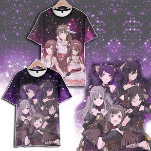 二次元偶像大师闪耀色彩风野灯织小宫果穗安提卡短袖T恤衣服痛衣