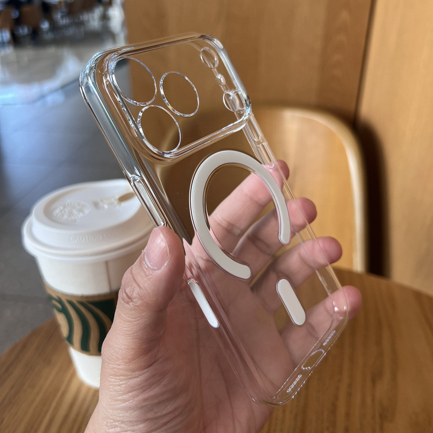 MagSafe磁吸适用苹果17Promax手机壳新款Ai相机按键iPhone16pro高清透明保护套por镜头全包防摔17简约男高级