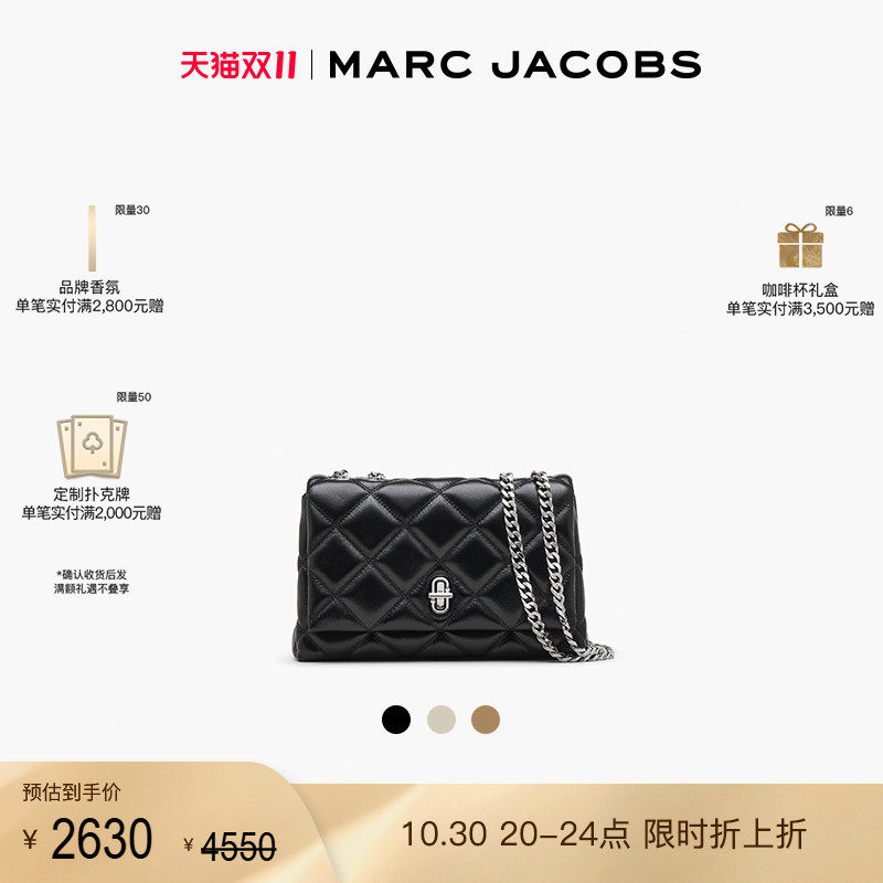 【双11折扣】MARC&nbsp;JACOBS/ 莫杰 DUAL 小号牛皮绗缝链条包肩背包