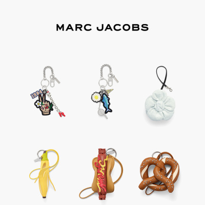 【新品】MARC JACOBS/莫杰 CHARM MJ 多色趣味休闲包袋挂饰配件