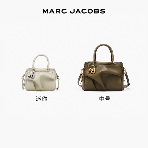 【新增折扣】MARC JACOBS/莫杰 WAVE 多尺寸羊皮波浪设计手提包