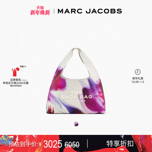 MARC 末折扣 JACOBS 莫杰 中号牛皮花卉纹理手提hobo包 SACK 季