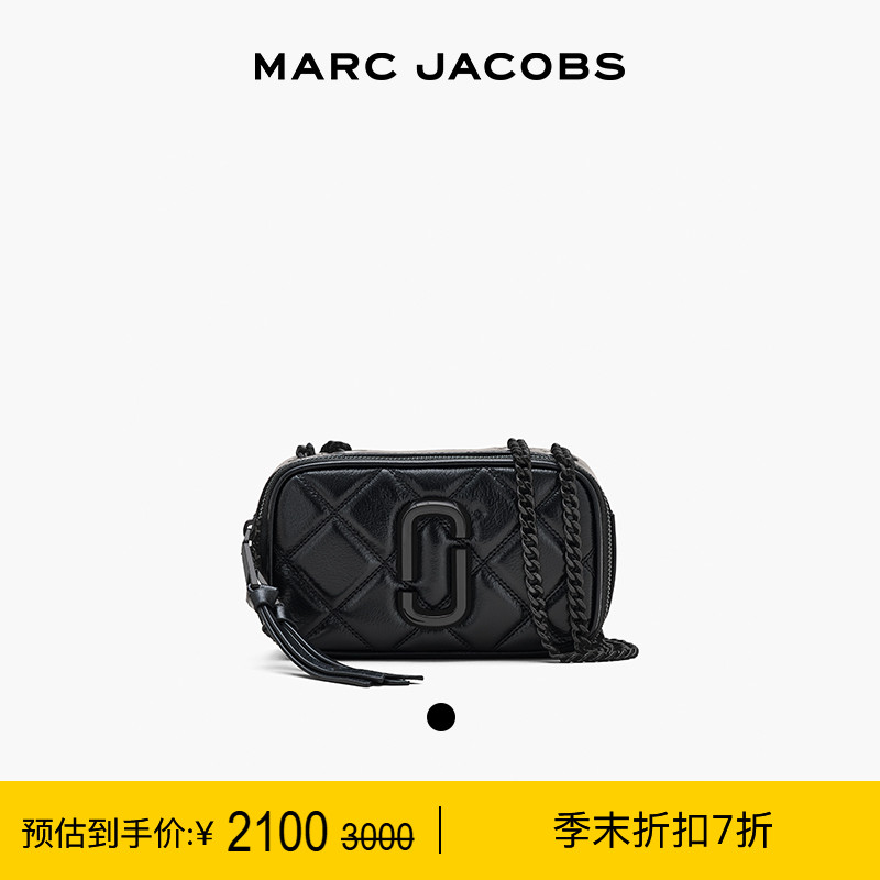 【特享甄选】MARC JACOBS/莫杰 SNAPSHOT 牛皮绗缝链条斜挎相机包