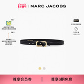 礼物 DUAL MARC JACOBS 莫杰 牛皮黑色细腰带皮带