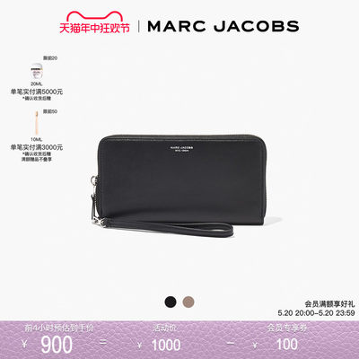 MarcJacobs羊皮长款钱包